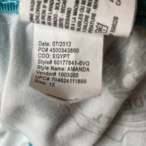 GLORIA VANDERBILT AMANDA SIZE 12 AVG - Picture 8 of 9